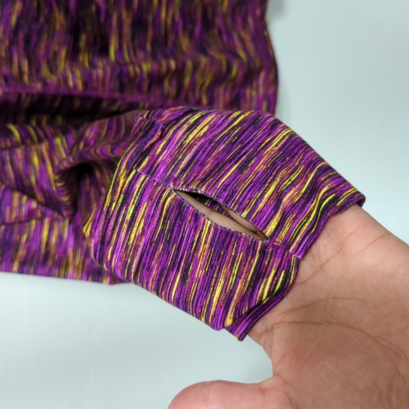 XERSION Magenta Semi Fit Long Sleeve Top Size Large - Picture 6 of 14